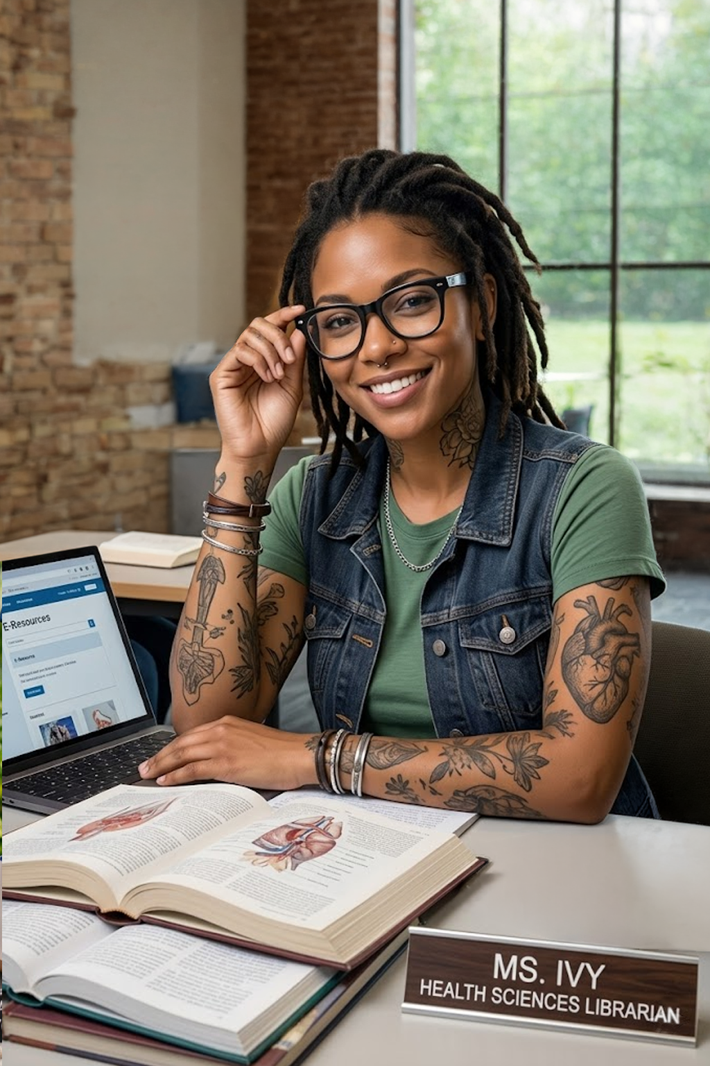 Ms. Ivy, the Health Sciences Librarian